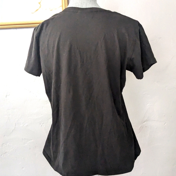 Nobody Puts Baby In A Corner Black on Black T-shirt Size L Dirty Dancing - Picture 6 of 6